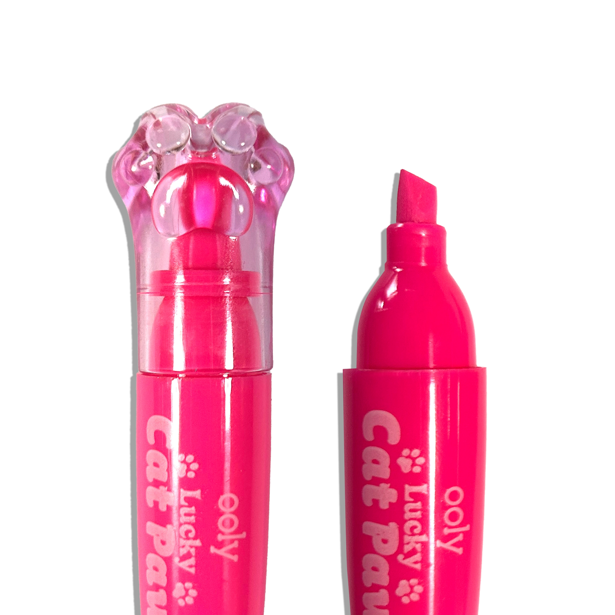 Lucky Cat Paw: Neon Scented Highlighters (Set of 6)
