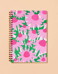 Coneflower Wildflower A5 Letterpress Spiral Notebook