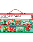 Christmas Train Shaped Floor Puzzle by Petit Collage