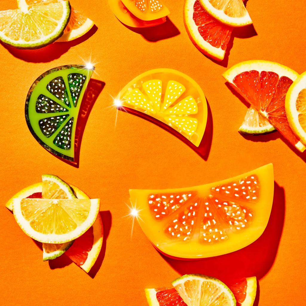 Orange Slice Hair Claw by Jenny Lemons