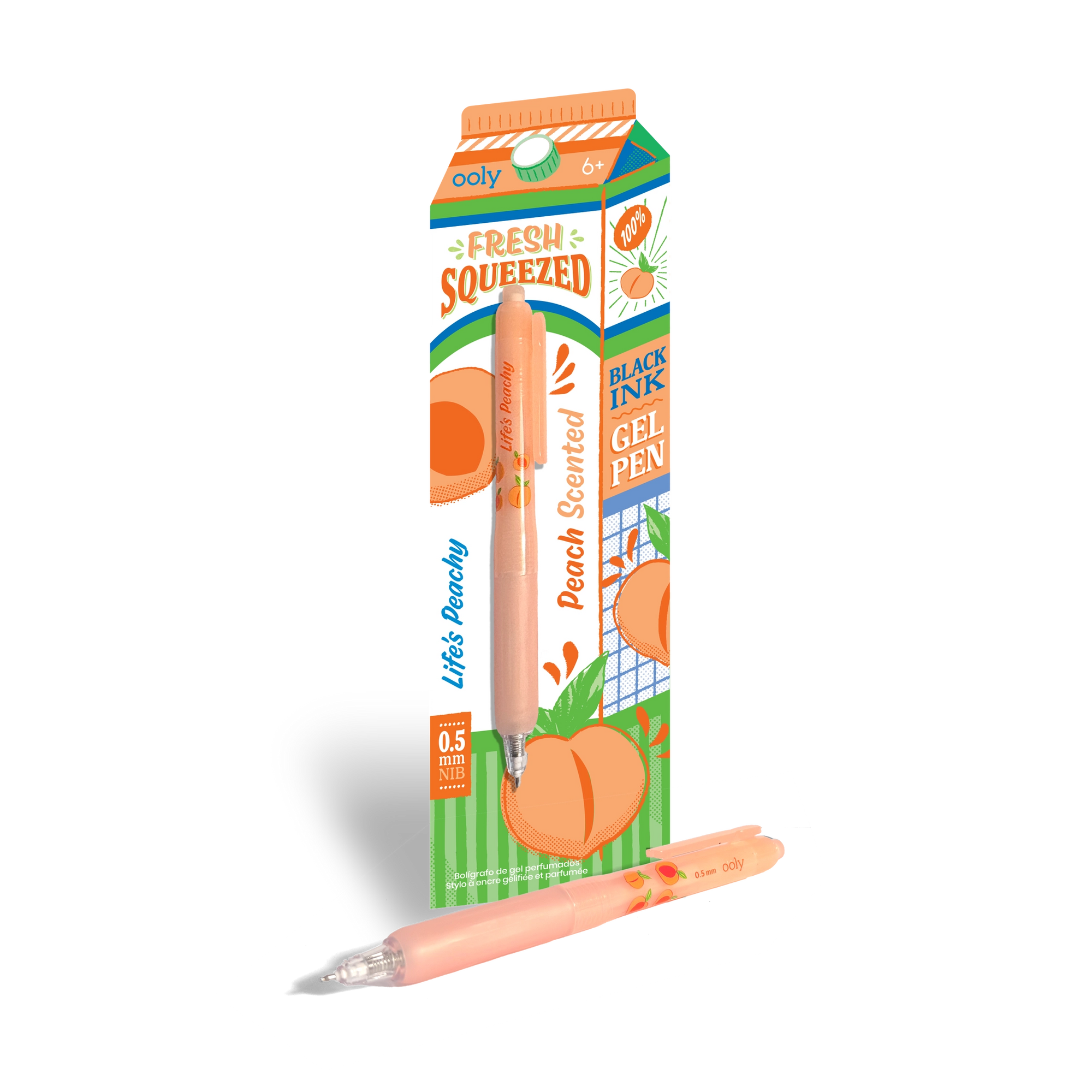 Peach Fresh Squeezed Scented Gel Pen