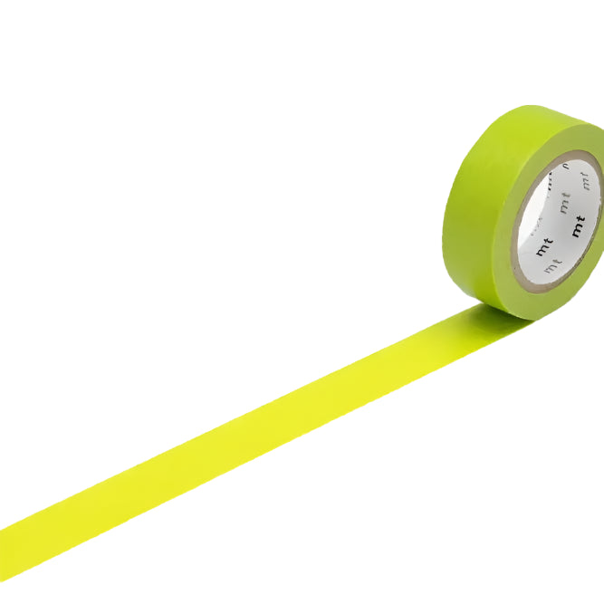 Matte Lime Green Washi Tape by MT Kamoi Kakoshi