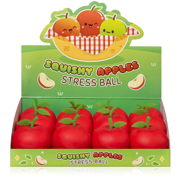Red Apple Squishy Stress Ball by The Kawaii Company