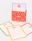 Folk Floral Note Cards
