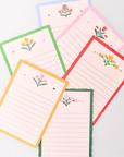Folk Floral Note Cards