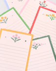 Folk Floral Note Cards