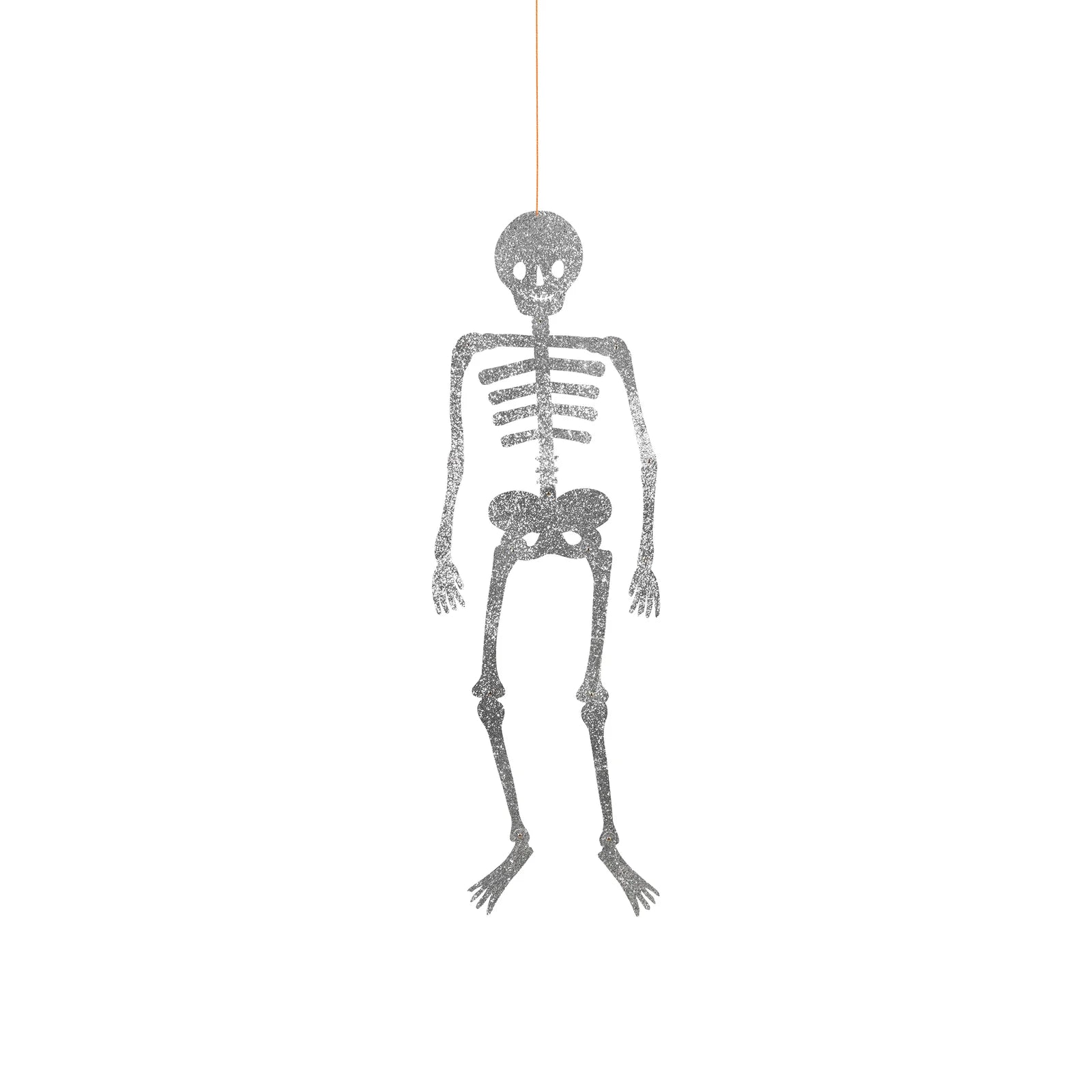 Glitter Jointed Skeleton Decorations