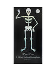 Glitter Jointed Skeleton Decorations