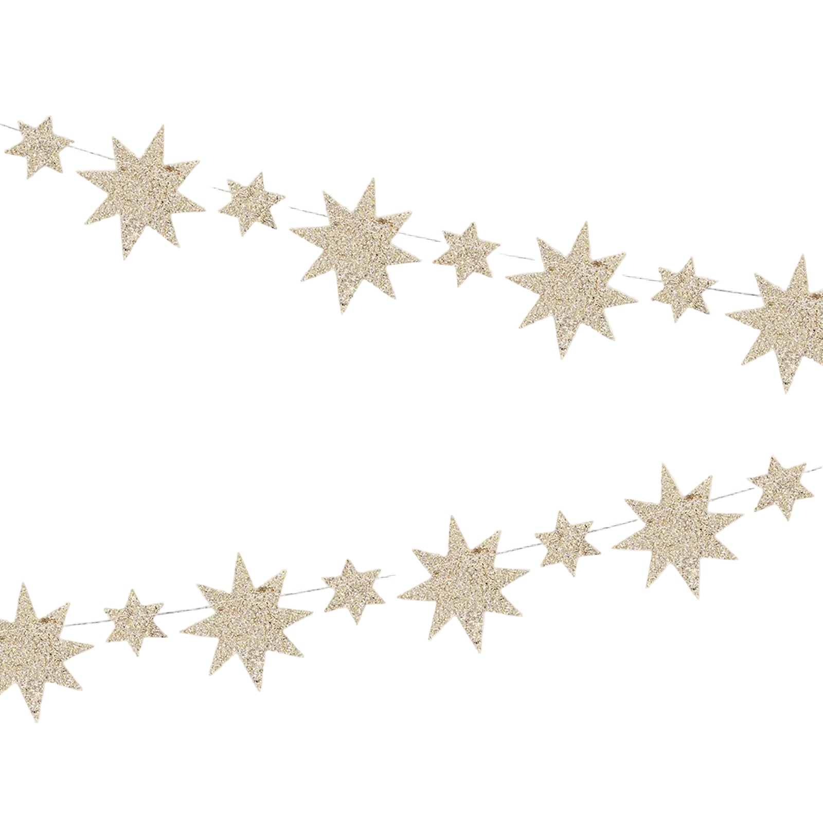 Gold Star Mini Garland