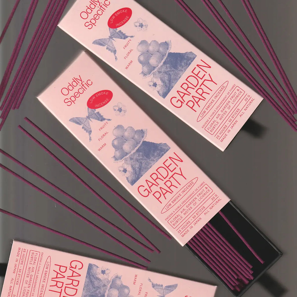 Low Smoke Incense | Garden Party by Oddly Specific