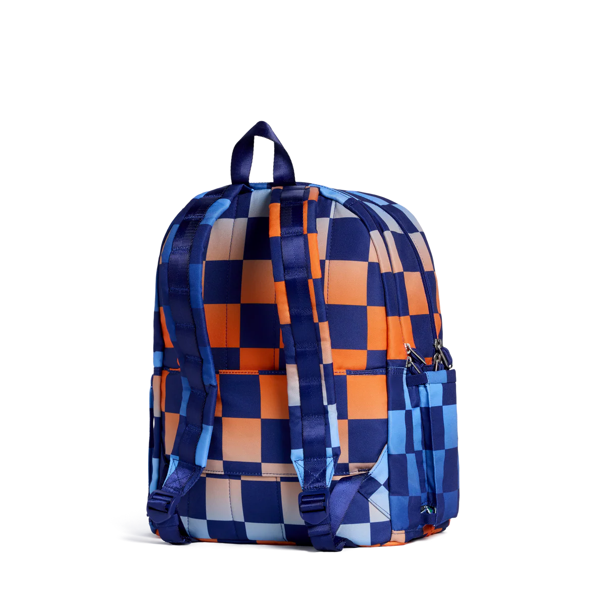 Gradient Checkerboard Kane Double Pocket Backpack