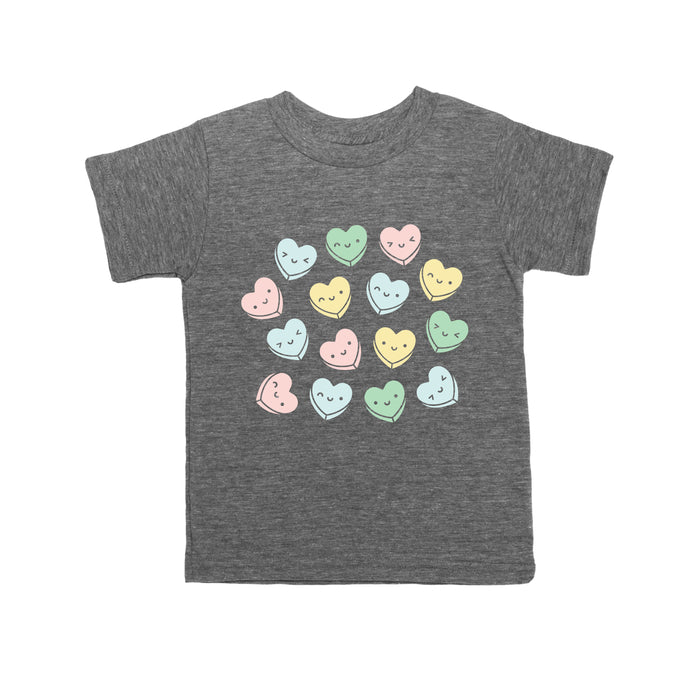 Candy Heart Friends Baby + Kid + Adult Tee