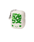 Mahjong Tile Green Dragon Plush Keychain