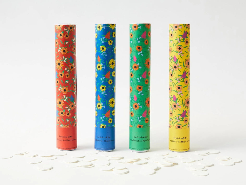 Wildflower Seed Paper Cannon by Fredericks & Mae