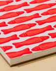 Gummy Fish Letterpress Doodlebook