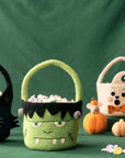 Felt Black Cat Halloween Basket