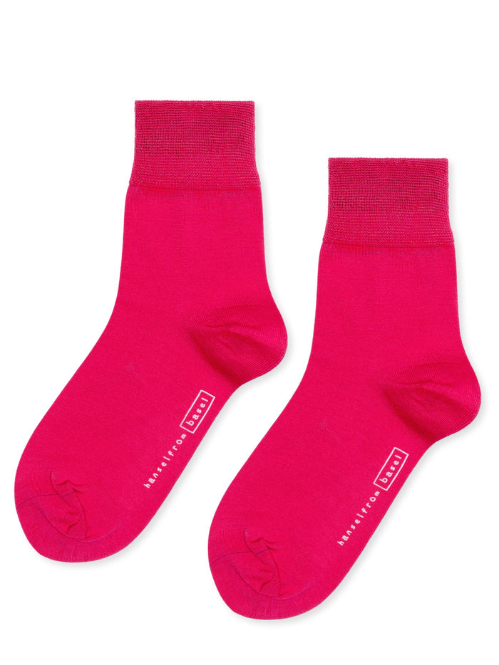 Trouser Crew Socks in Dragonfruit by Hansel from Basel