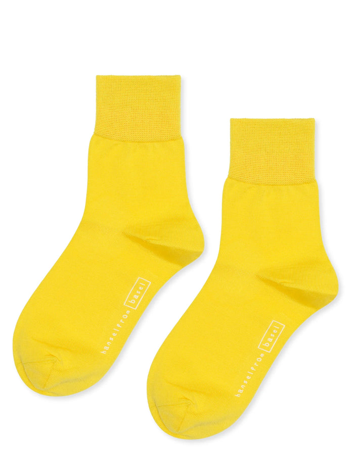 Trouser Crew Socks in Lemon by Hansel from Basel