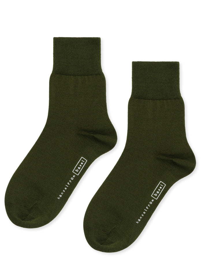 Trouser Crew Socks in Moss by Hansel from Basel