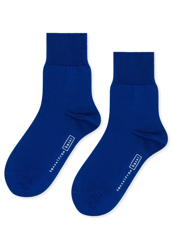 Trouser Crew Socks in Ultramarine by Hansel from Basel