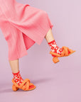 Pop Sheer Adult Short Crew Socks
