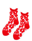 Pop Sheer Adult Short Crew Socks