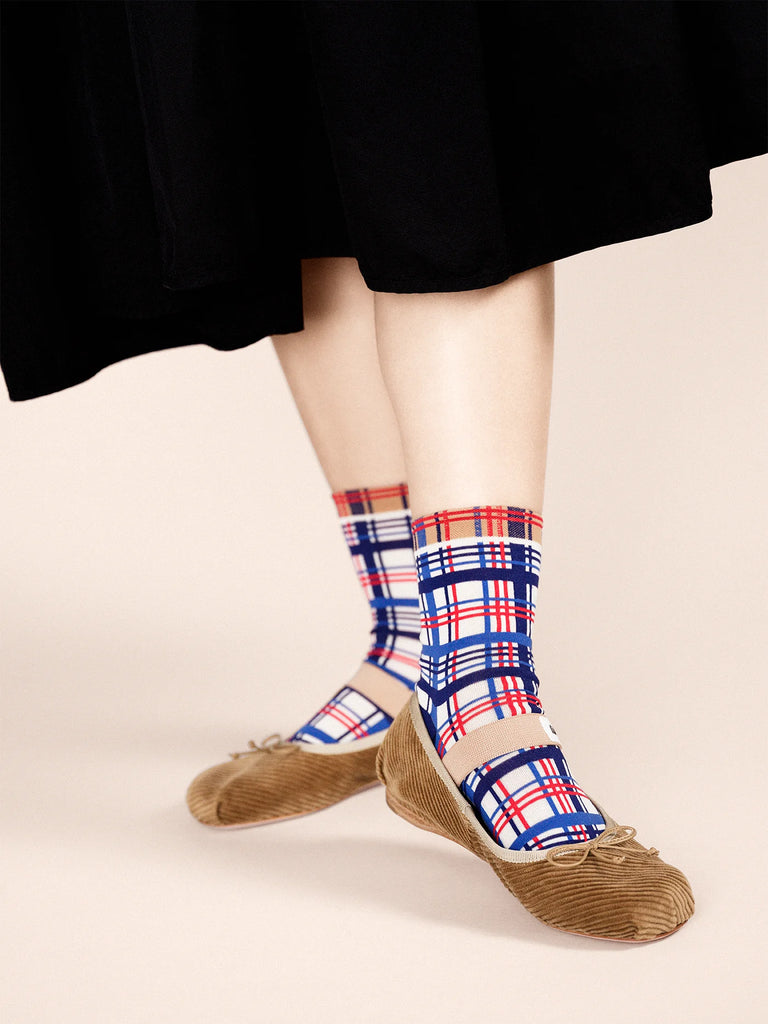 Wimbles Short Adult Crew Socks by Hansel from Basel