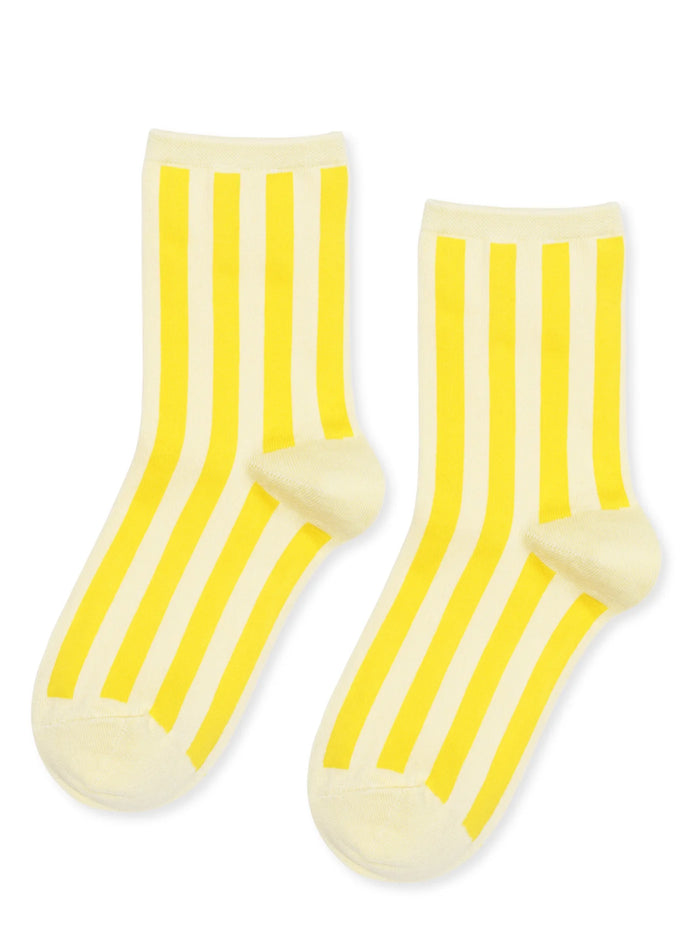 Manchester Adult Crew Sock - Lemon by Hansel from Basel