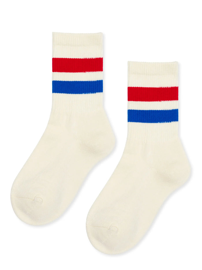Varsity Sporty Adult Crew Socks by Hansel from Basel