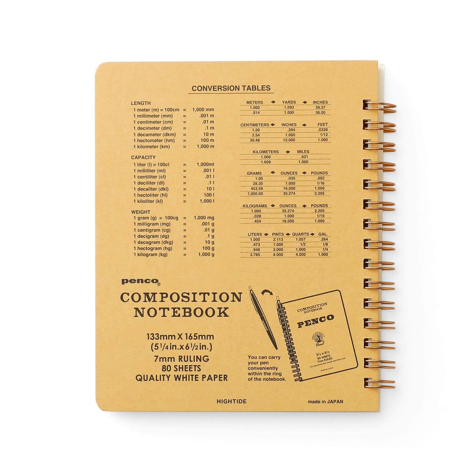 Medium Coil Notebook by Penco