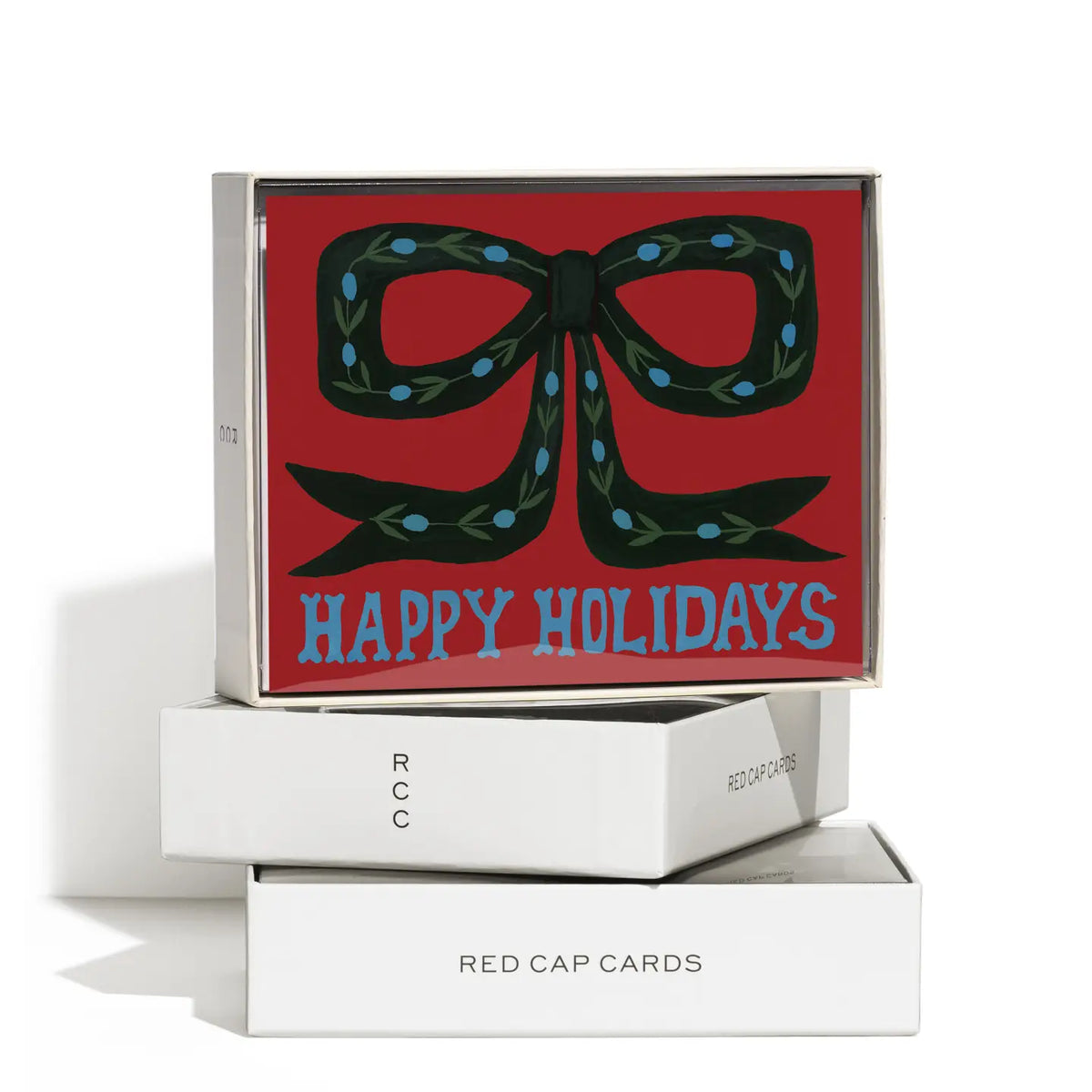 Holiday Bow Greeting Card Box Set (8)