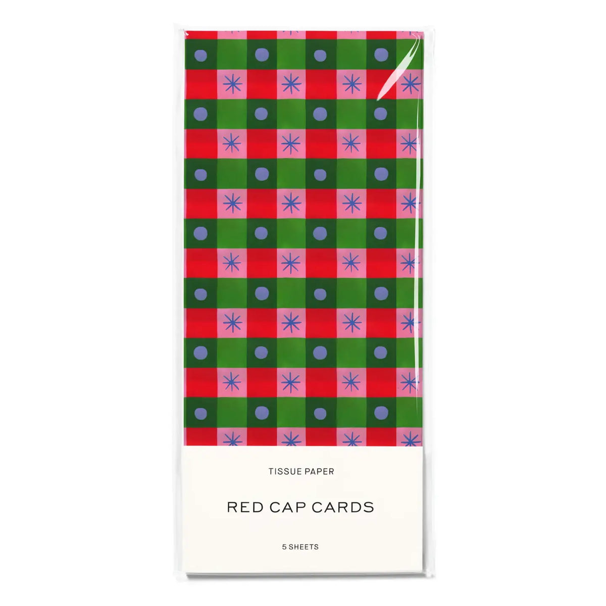 Holiday Checker Tissue Paper