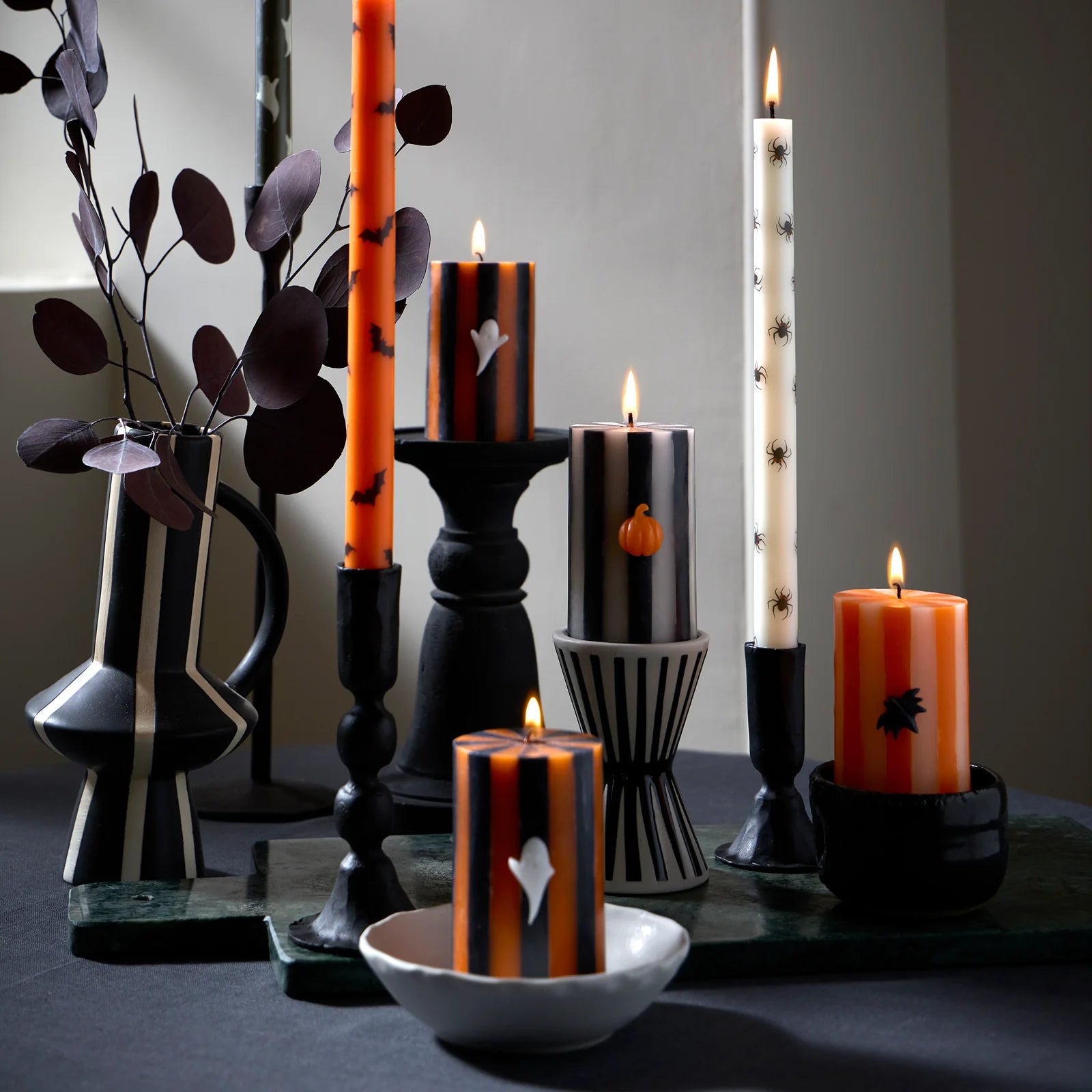 Halloween Icons Table Candles