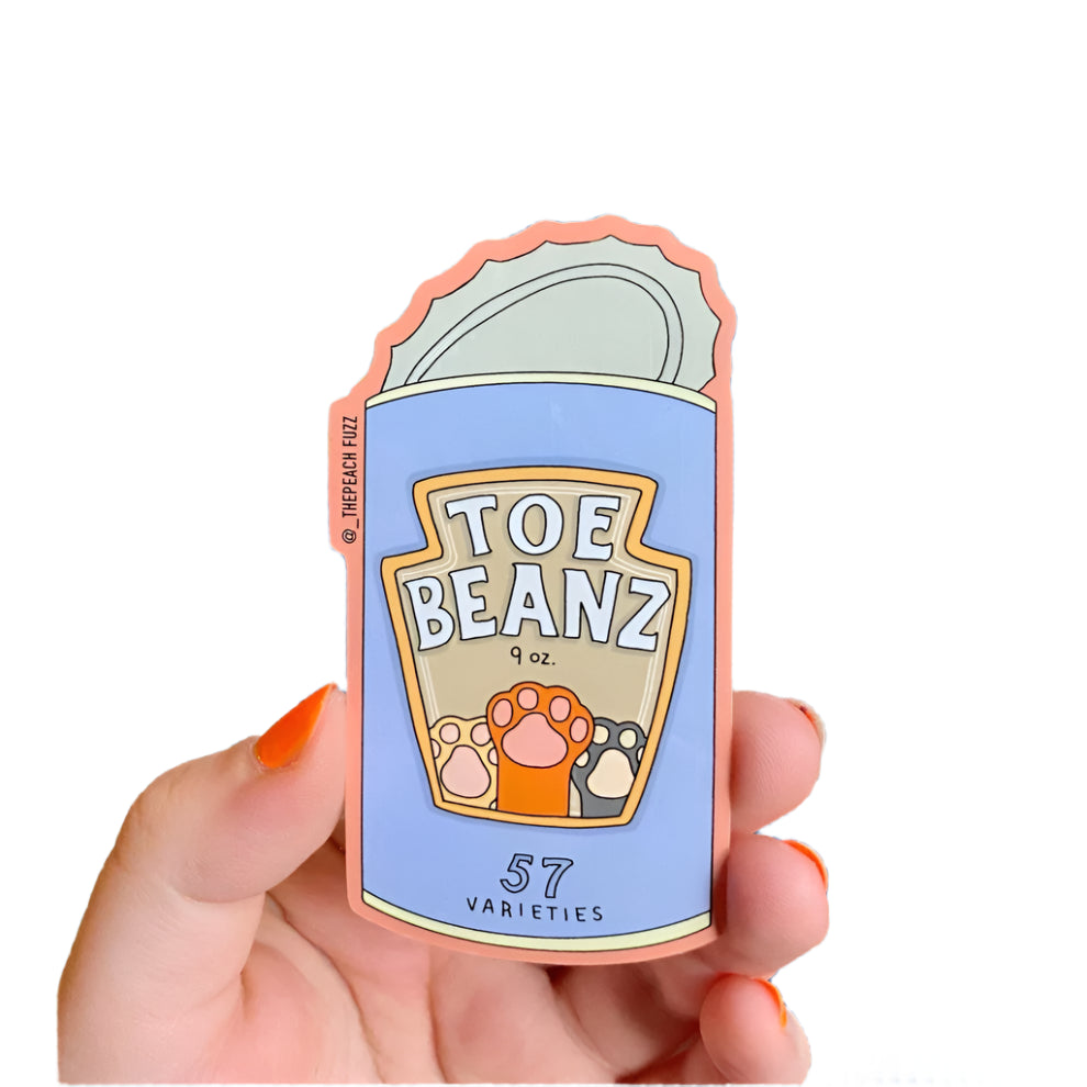 Toe Beans Sticker
