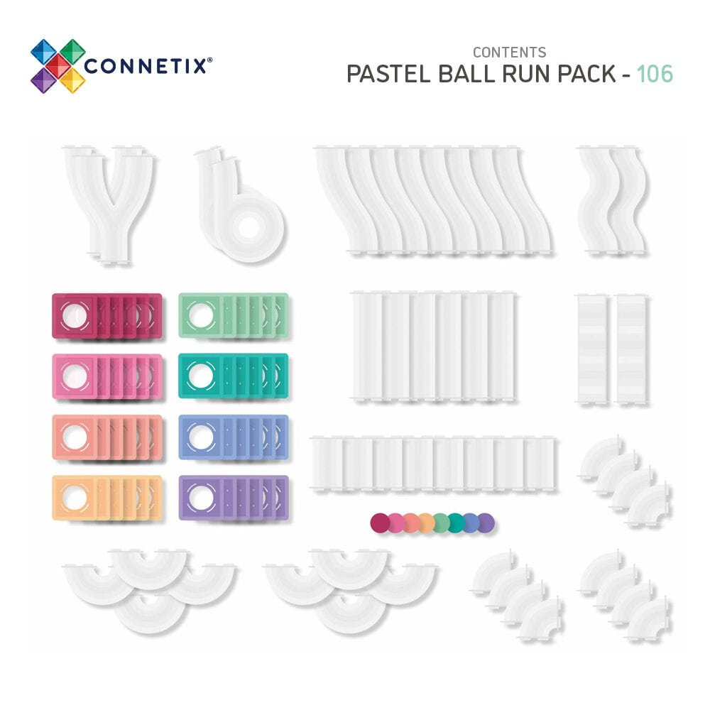 Pastel Ball Run Pack by Connetix