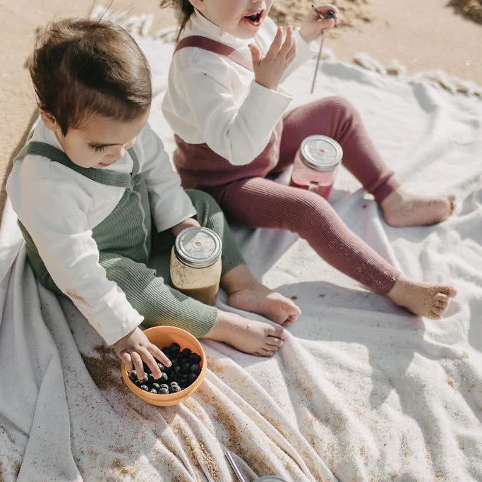 Footless Tights Matcha Oat Latte