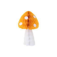 Honeycomb Mushroom Decorations by Meri Meri