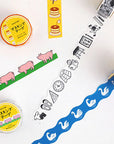 Swan Retro Masking Tape by Hightide USA