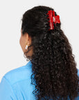 Jojo Hair Claw in Small Candy Red by Chunks