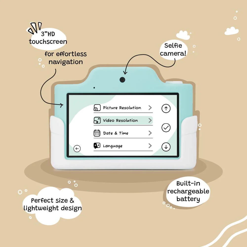 Sloth Kids Digital Camera by Kiimento