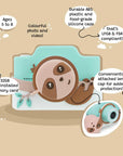 Sloth Kids Digital Camera by Kiimento