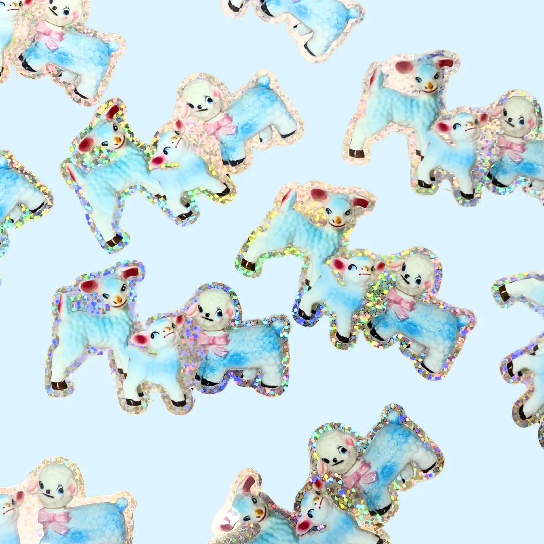 Kitsch Lamb Family Sticker