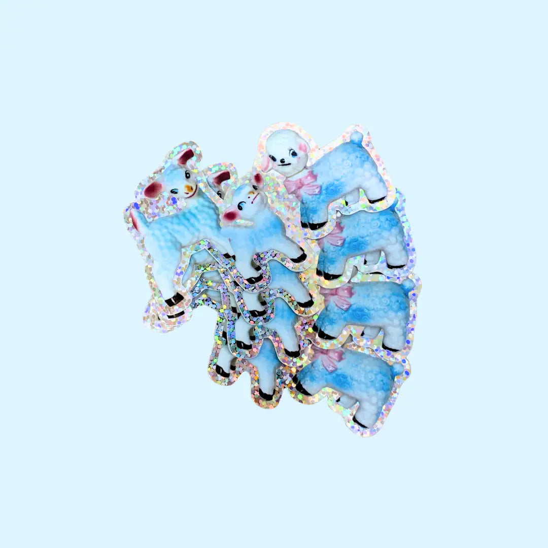 Kitsch Lamb Family Sticker