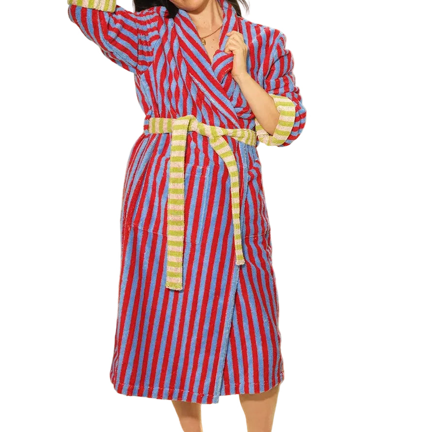 Lanternfly Stripe Bathrobe