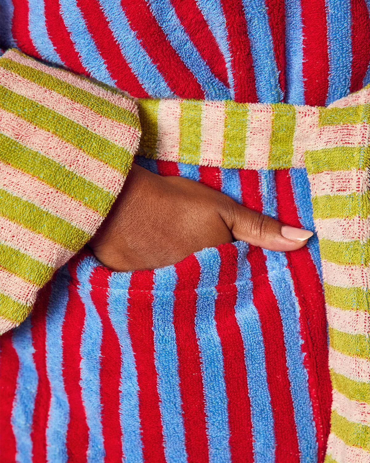Lanternfly Stripe Bathrobe