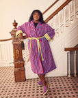 Lanternfly Stripe Bathrobe