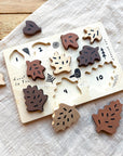 Count to 10 Leaves Wood Puzzle