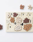Count to 10 Leaves Wood Puzzle