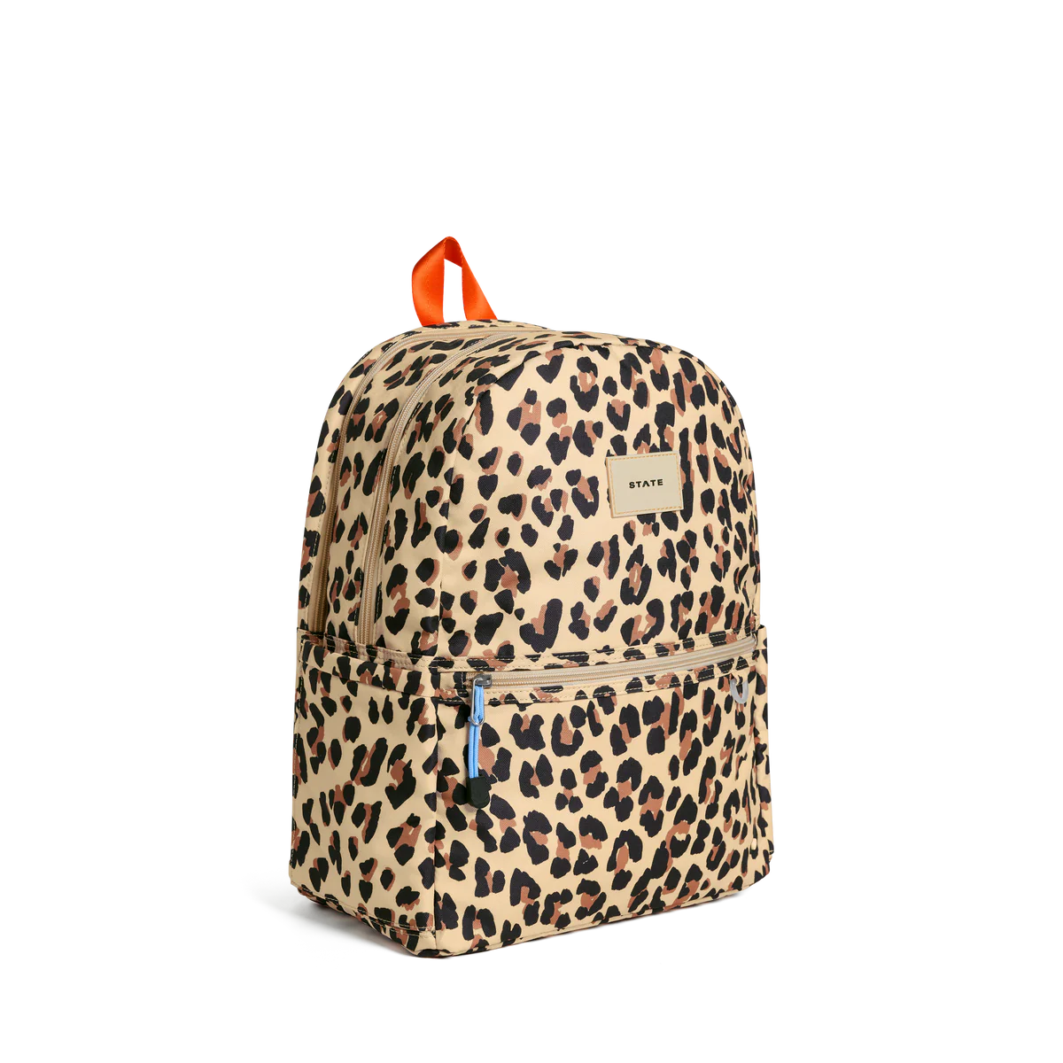 Leopard Kane Double Pocket Backpack