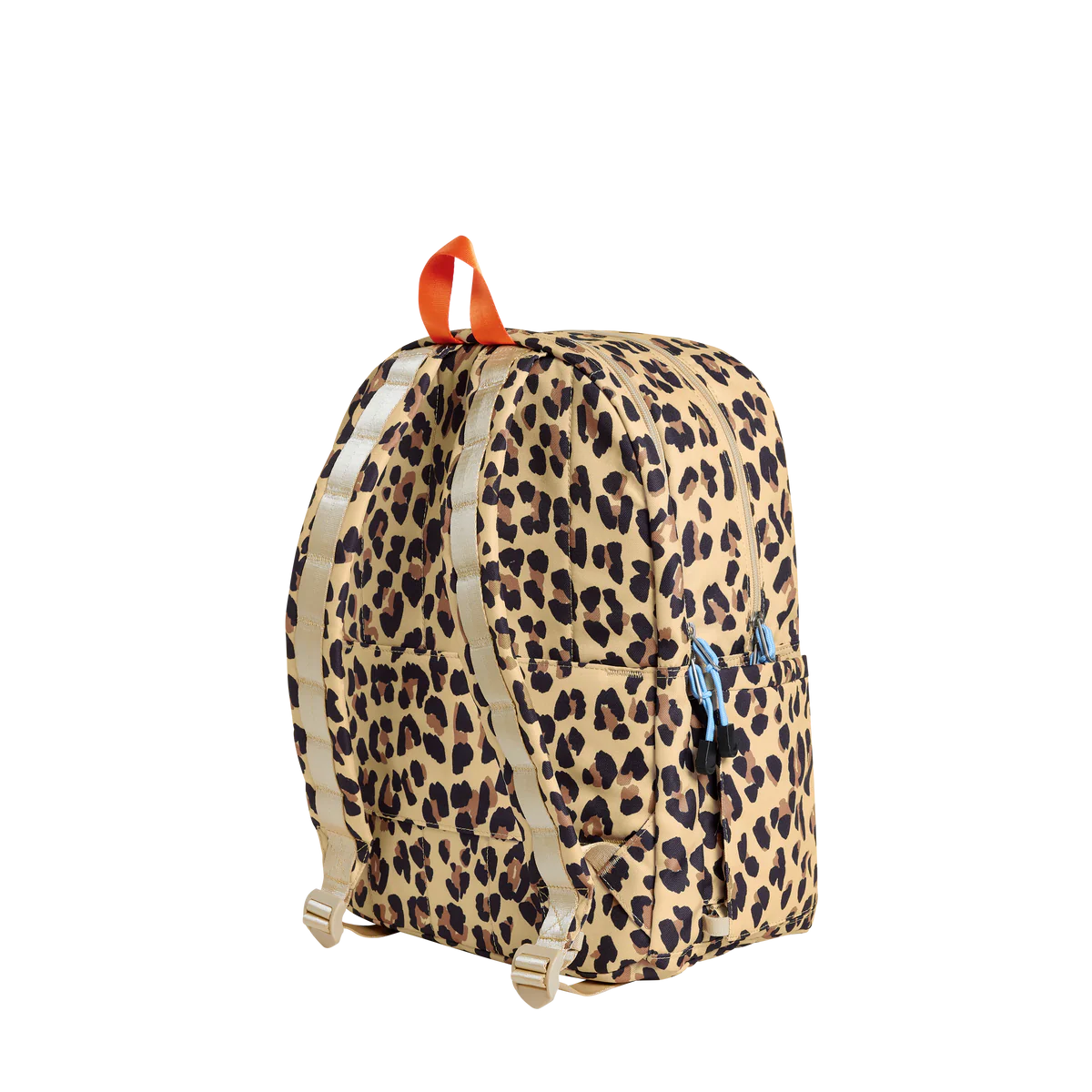 Leopard Kane Double Pocket Backpack